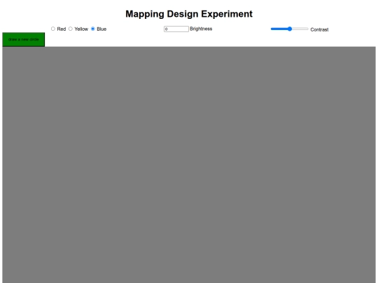 MappingDesignExperiment screenshot