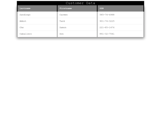 tableQuiz screenshot