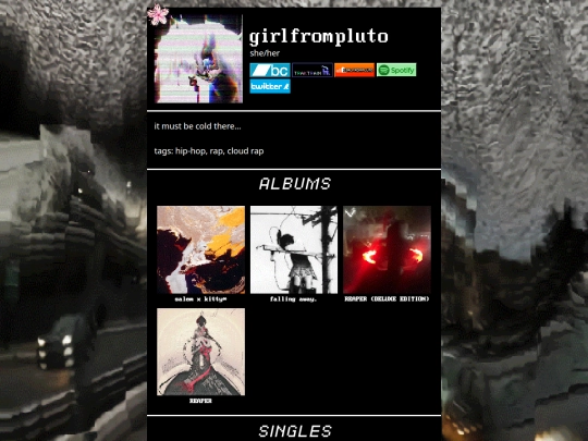 artist/girlfrompluto screenshot