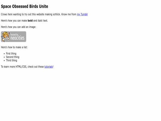 index screenshot