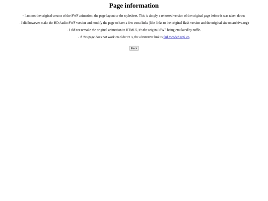 youfail/info screenshot