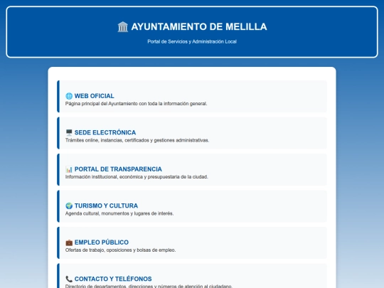 servicios screenshot