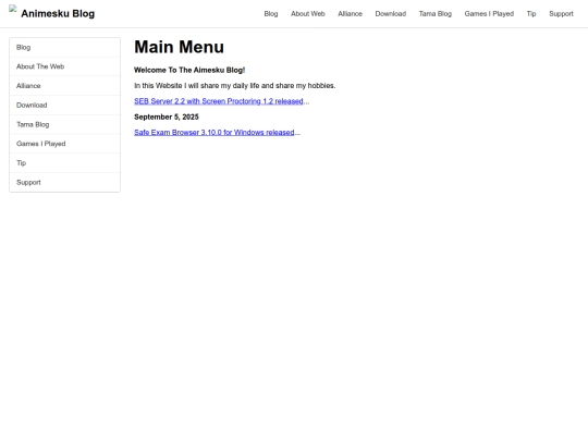 index screenshot