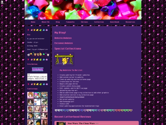 blog screenshot