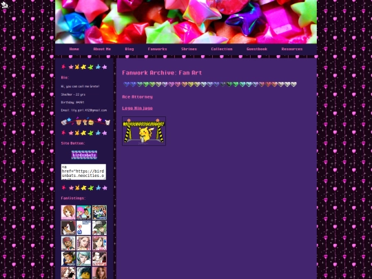 fanart_categories screenshot