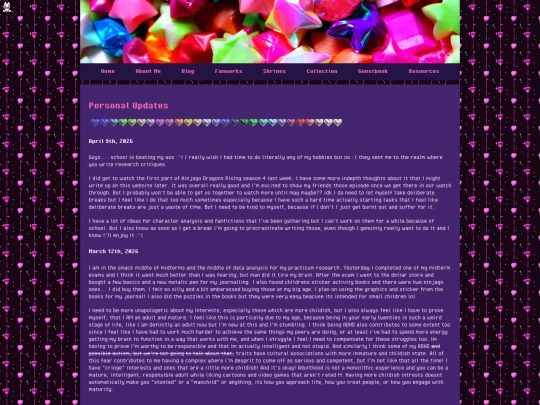 personal_updates screenshot