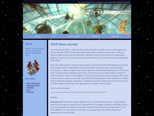 2025-Game-Journal screenshot