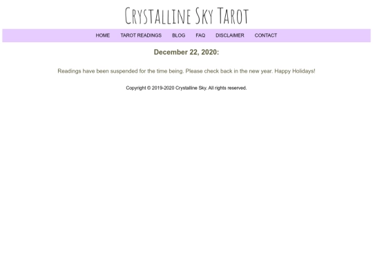 tarot-readings screenshot