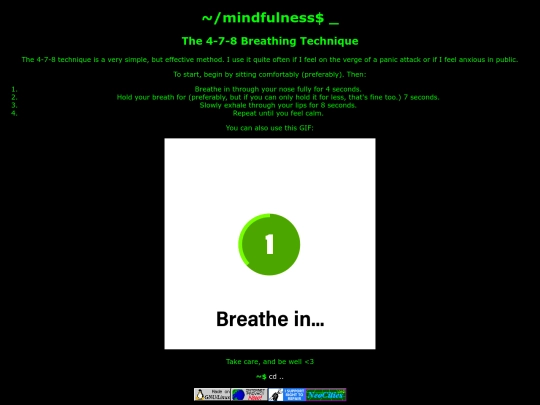 mindfulness/4-7-8 screenshot