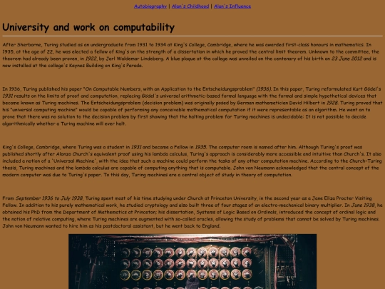 Alan_Turing/AlanCareer screenshot