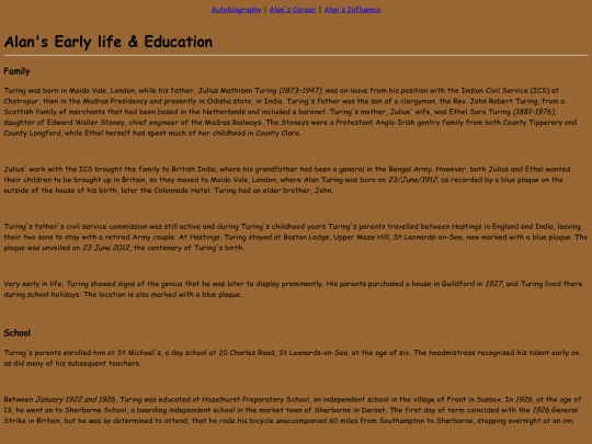 Alan_Turing/EarlyLife screenshot