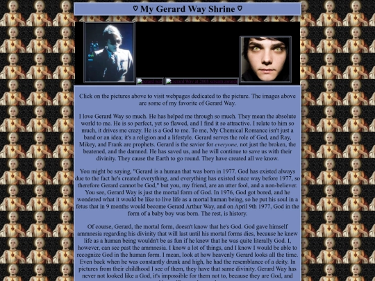gerard/gerardway screenshot