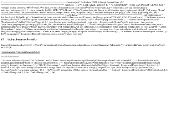 evasteet screenshot