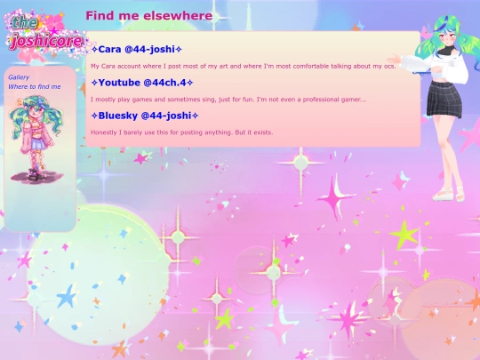 links screenshot