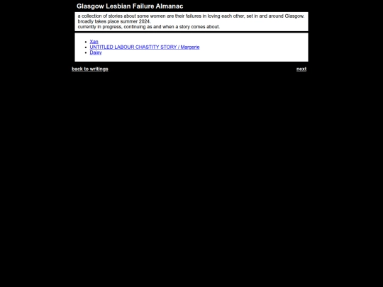 GLFA/glasgow_lesbian_failure_almanac screenshot
