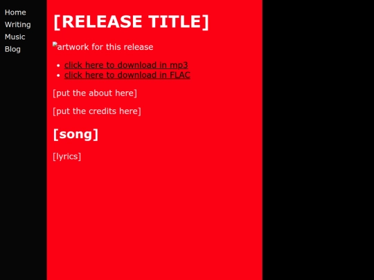album_template screenshot