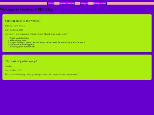 blog screenshot
