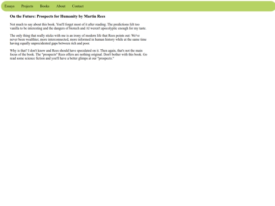 bookreviews/onthefuture screenshot