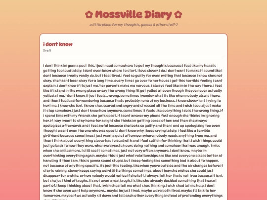 blogs/draft screenshot