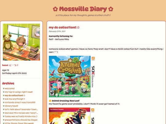 blogs/dscollection screenshot