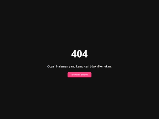 not_found screenshot