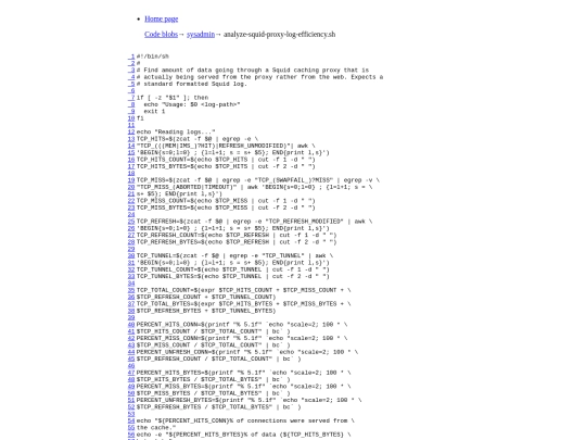 blobs/sysadmin/analyze-squid-proxy-log-efficiency.sh screenshot