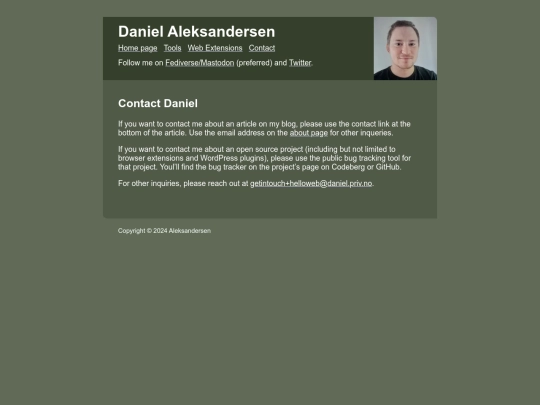 contact screenshot