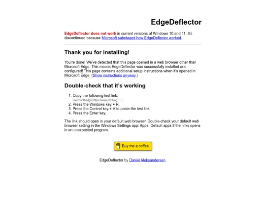 tools/edgedeflector/post-install screenshot