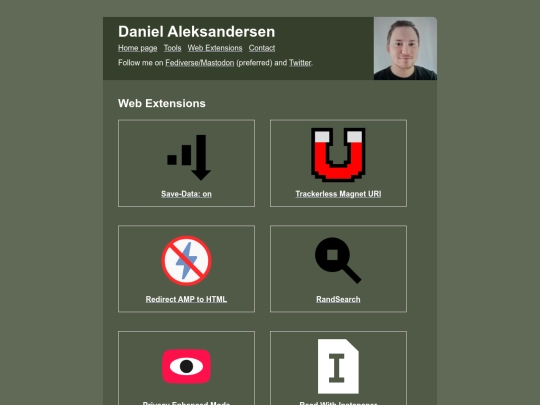 web-extensions screenshot