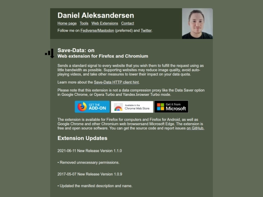 web-extensions/save-data screenshot