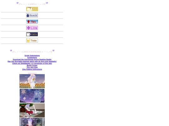 links screenshot