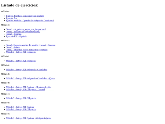 index screenshot
