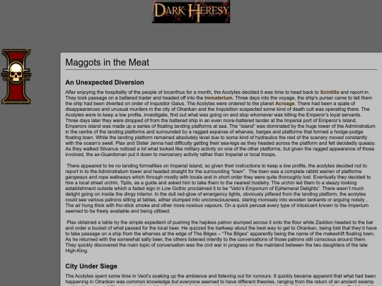 Dark Heresy/maggots screenshot