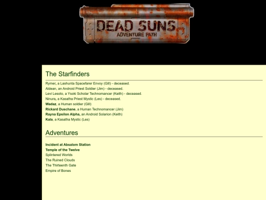 Dead Suns/deadsuns screenshot