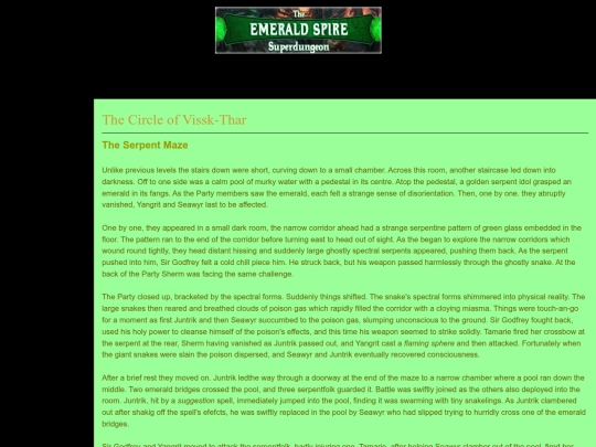 Emerald_Spire/Circle_of_Vissk-Thar screenshot