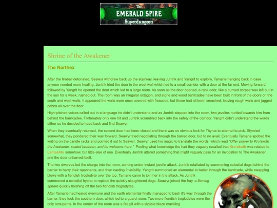 Emerald_Spire/Shrine_Awakener screenshot