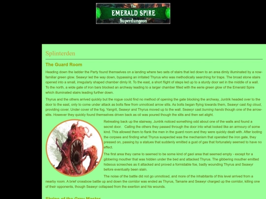 Emerald_Spire/Splinterden screenshot