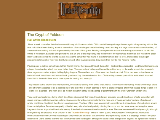Expedition To Undermountain/thecryptofyeldoon screenshot