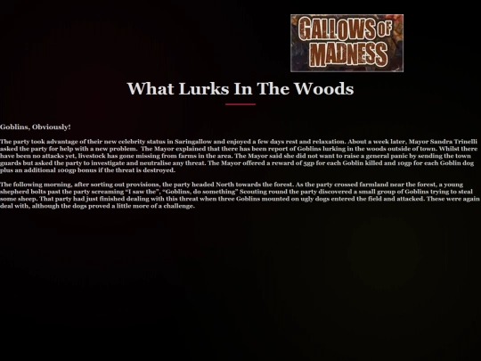 Gallows of Madness/Lurks screenshot