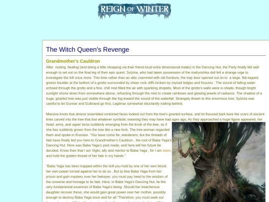 Reignofwinter/Revengeofthewitchqueen screenshot