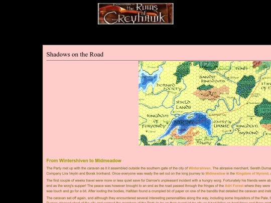 Ruins of Greyhawk/Shadows_on_the_road screenshot
