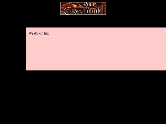 Ruins of Greyhawk/Wrath screenshot