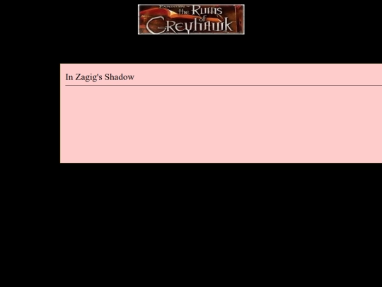 Ruins of Greyhawk/Zagig screenshot