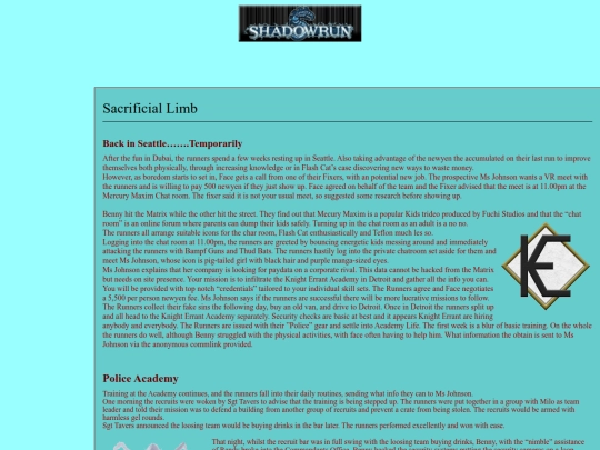 SR4/SR4_Martin/Sacrificial Limb screenshot