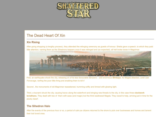 Shatteredstar/thedeadheartofxin screenshot