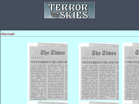 Terror From The Skies/Aftermath screenshot