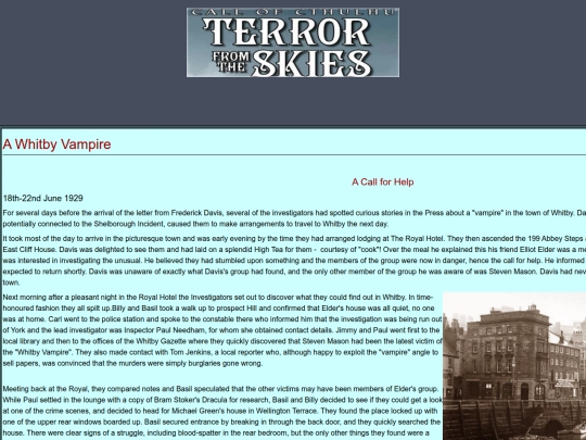 Terror From The Skies/Whitby screenshot