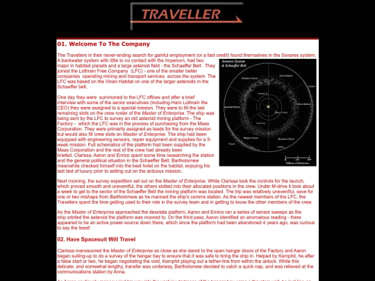 Traveller/the factory screenshot