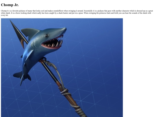 Fortnite_Pickaxe/ChompJr screenshot
