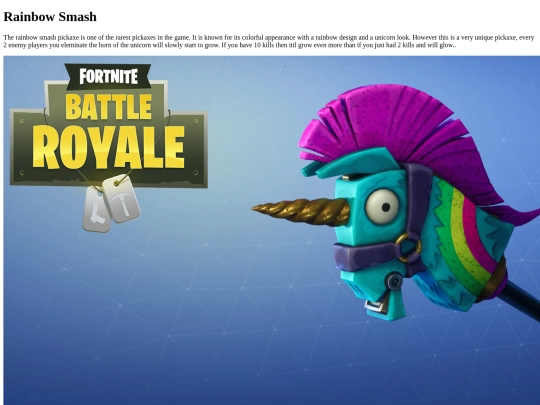 Fortnite_Pickaxe/RainbowSmash screenshot